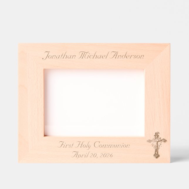 First Holy Communion Etched Frames (Front)