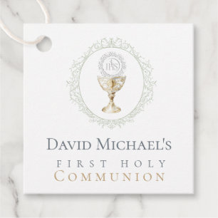 First Holy Communion Favour Tags