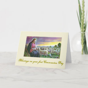First Holy Communion - for Congratulations - Card