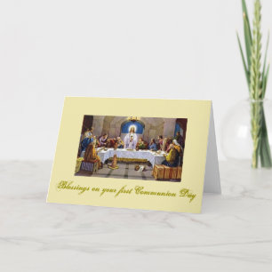 First Holy Communion - for Congratulations - Card