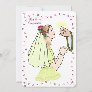First Holy Communion Holiday Card