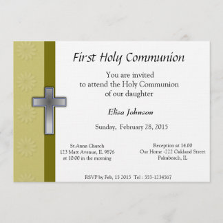 First Holy Communion Invitation