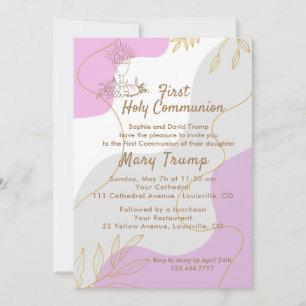 First Holy Communion Invitation
