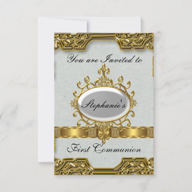First Holy Communion Invitation (Front)