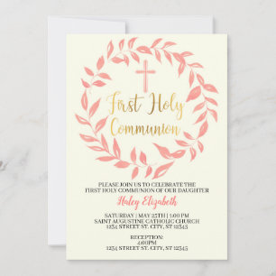 FIRST HOLY COMMUNION INVITATION