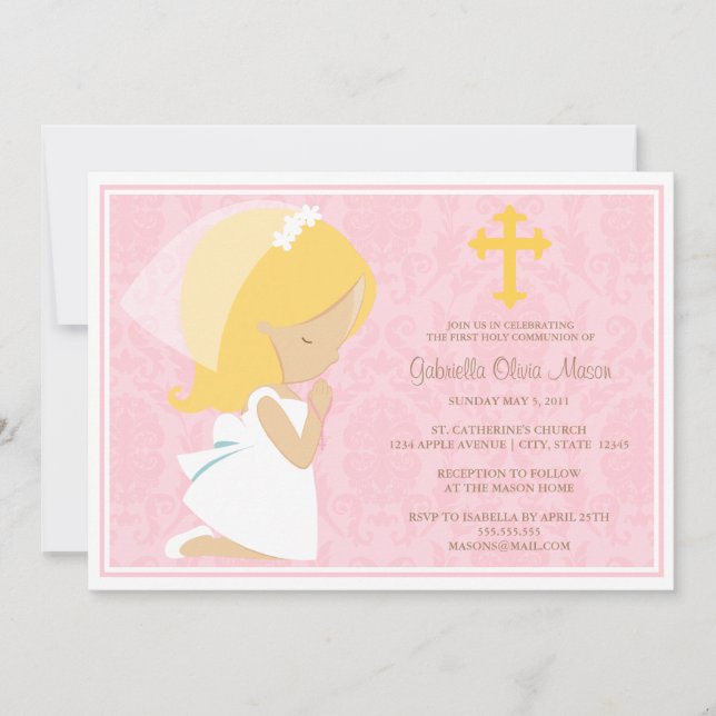 First Holy Communion | Invitation (Front)