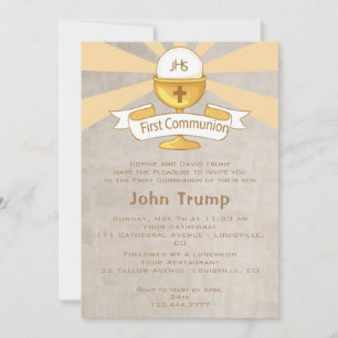 First Holy Communion Invitation