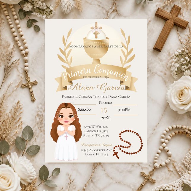 First Holy Communion Invitation (Creator Uploaded)