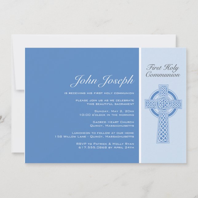 First Holy Communion Invitation (Front)