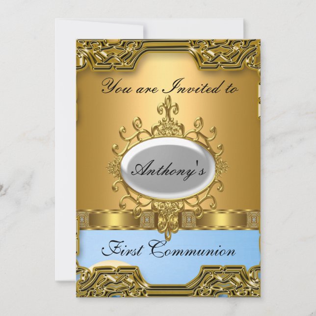 First Holy Communion Invitation (Front)