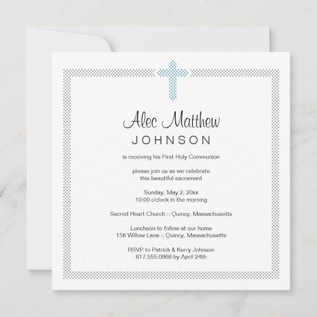First Holy Communion Invitation (Front)