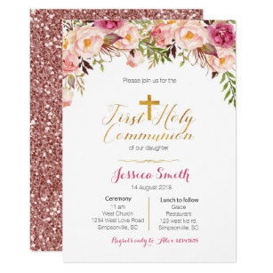 first communion 1st holy communion invitations zazzle com au
