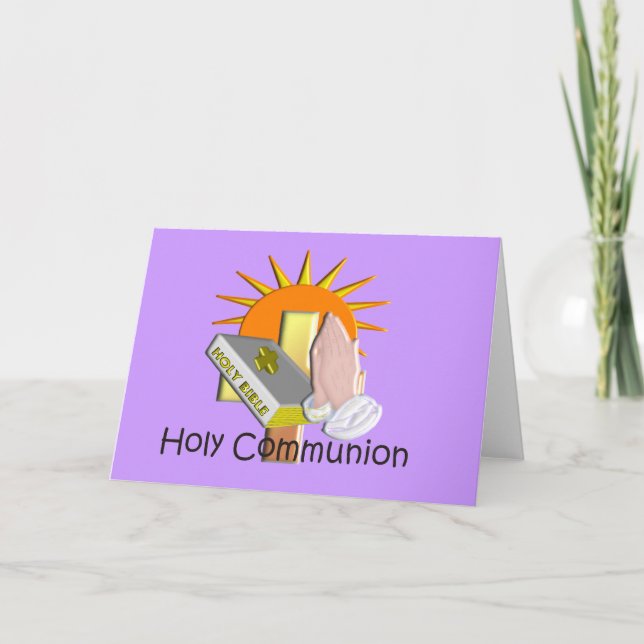 First Holy Communion Kids Gifts Card (Front)