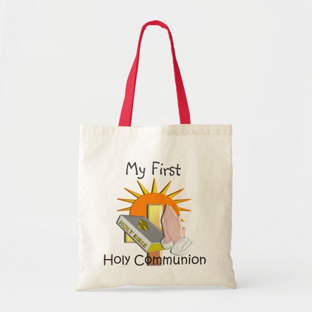 First Holy Communion Kids Gifts Tote Bag (Front)