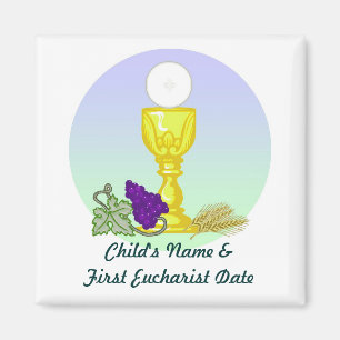 First Holy Communion Magnet Template