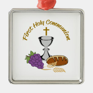 FIRST HOLY COMMUNION METAL TREE DECORATION