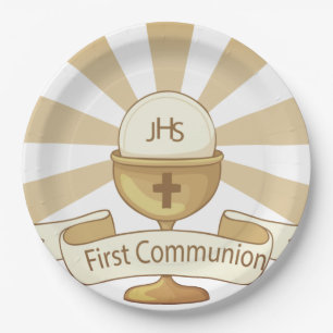 First Holy Communion    Paper Plate