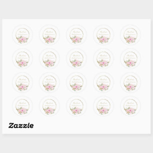 First Holy Communion Party Classic Round Sticker