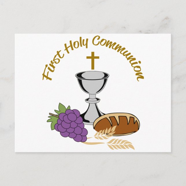 First Holy Communion Postcard (Front)