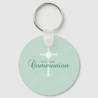 First Holy Communion, Script in Soft Green
