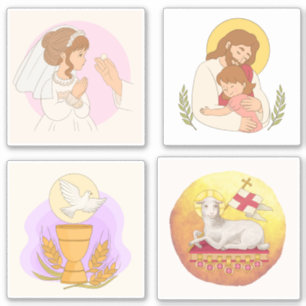 First Holy Communion set sticker