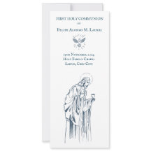 First Holy Communion souvenir and prayer card