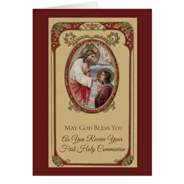 First Holy Communion Traditional Catholic (Front)