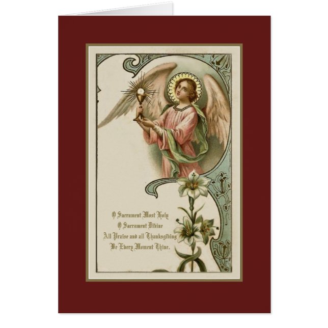 First Holy Communion Traditional Catholic (Front)