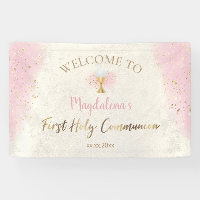 First Holy Communion welcome  Banner (Horizontal)