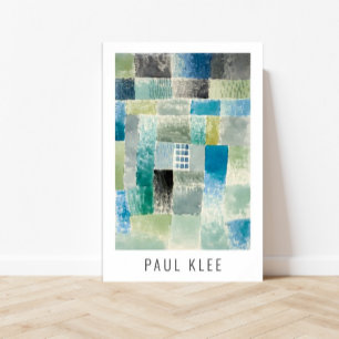 First house in a settlement (1926) Paul Klee Poster
