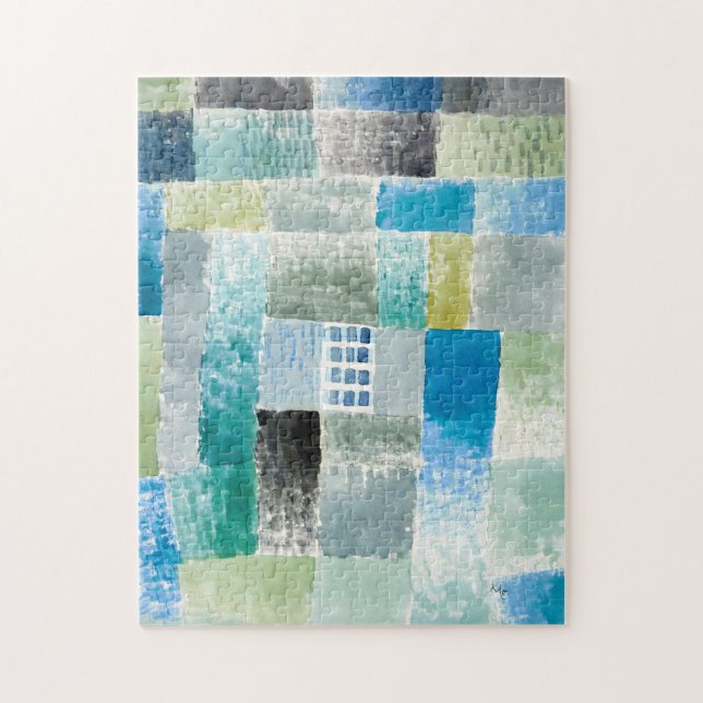 First house in a settlement - Paul Klee - Jigsaw Puzzle (Vertical)