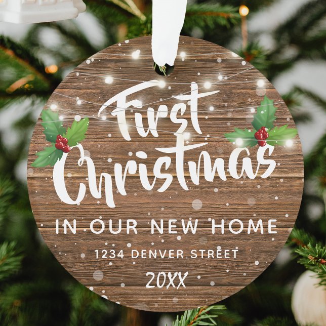 First House | New Home Christmas Tree Ornament (Creator Uploaded)