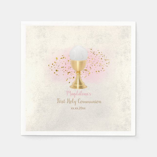 First Hoy Communion  Napkin (Front)