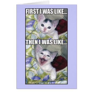 First I Was Like...