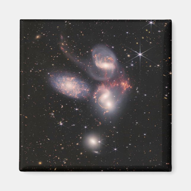 First Images from James Webb - Stephan's Quintet Magnet (Front)
