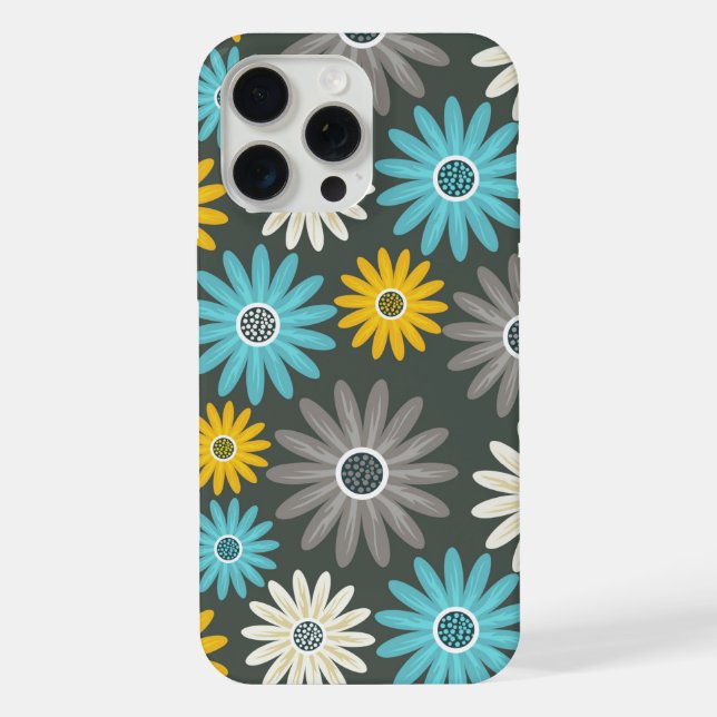 First Impression Floral Pattern iPhone Case (Back)