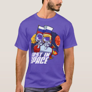 First In Space Russian Soviet Cosmonaut Space Trav T-Shirt