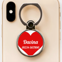 First Initial Plus Name Davina with Flowers