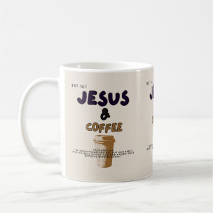 First Jesus, then Coffee/ Mug/ Christian/Kitchen  Coffee Mug