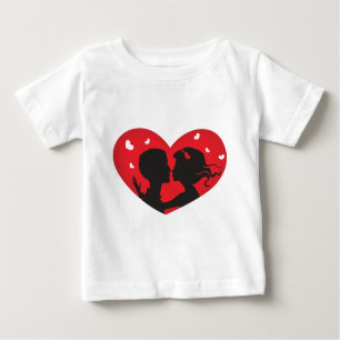 First Kiss Baby T-Shirt