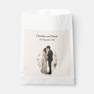First Kiss Favour Bag