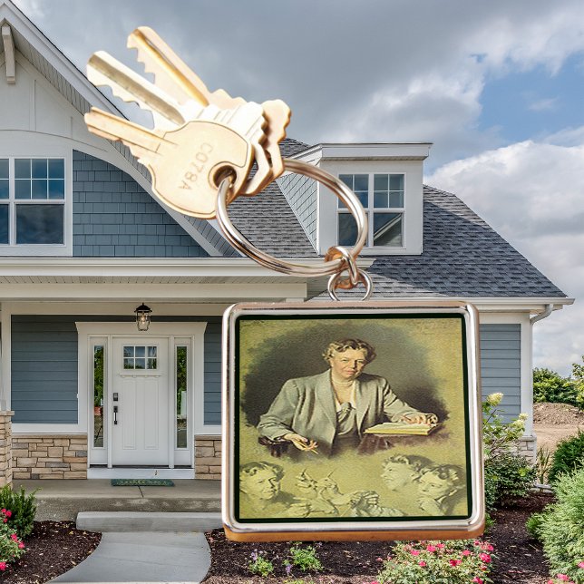 First Lady Anna Eleanor Roosevelt Key Ring (First Lady Anna Eleanor Roosevelt Keychain)