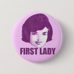 First Lady Jackie O Button