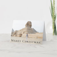 First Lady Melania Trump Egypt Sphinx Christmas