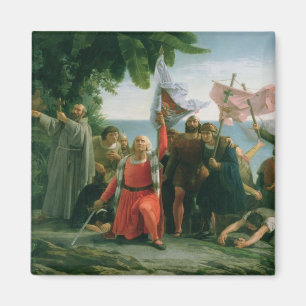 First Landing of Christopher Columbus in Magnet