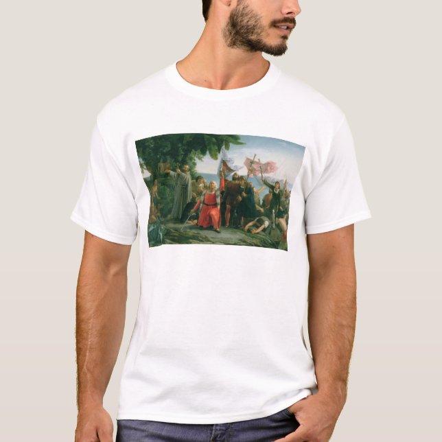 First Landing of Christopher Columbus in T-Shirt (Front)