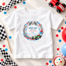 First Lap Around The Track Race Car 1st Birthday