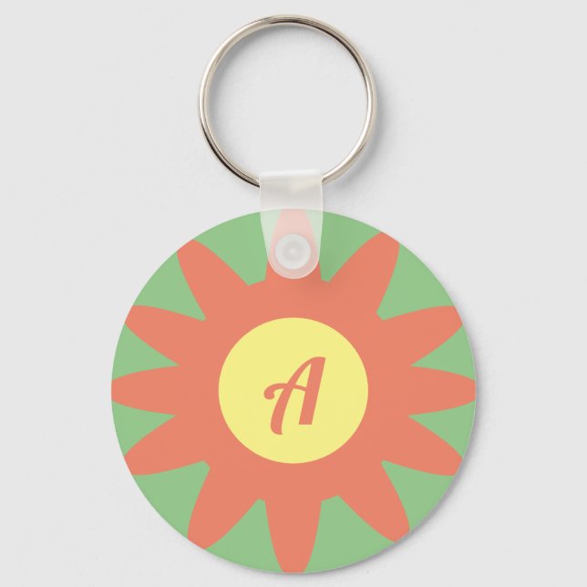 First letter of Your name Key Ring (Front)
