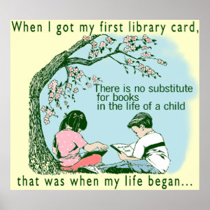 First Library Card Poster