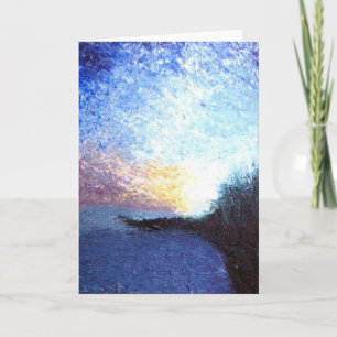 First Light at the Jetty Card